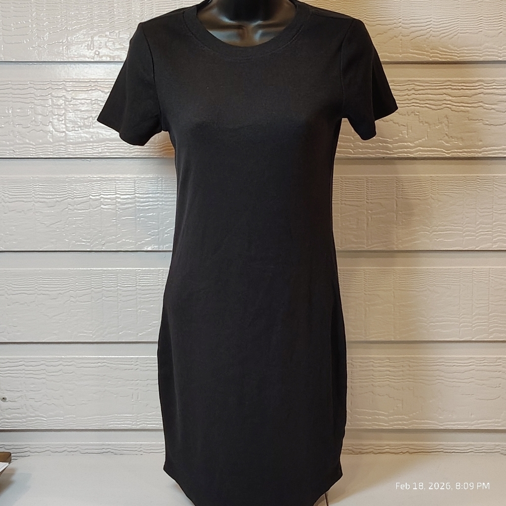 Melrose and Market Set of 3 Small Mini Dress Ribbed Bodycon Green Teal Black - Picture 4 of 7